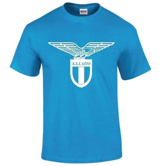 S.S. Lazio Soccer Team Unisex Blue T-shirt - Picture 1 of 1